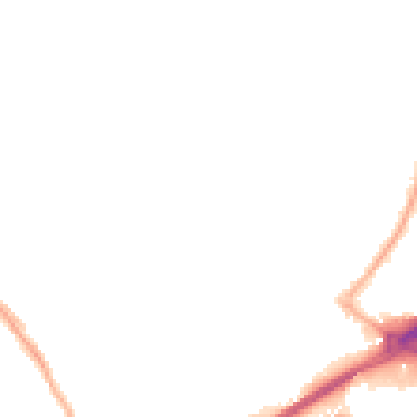 Night-time road noise heatmap for L21 9PJ