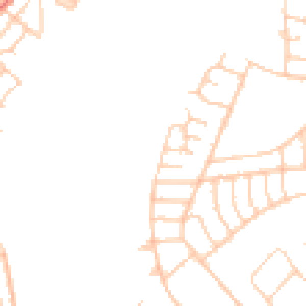 Daytime road noise heatmap for L21 9QB