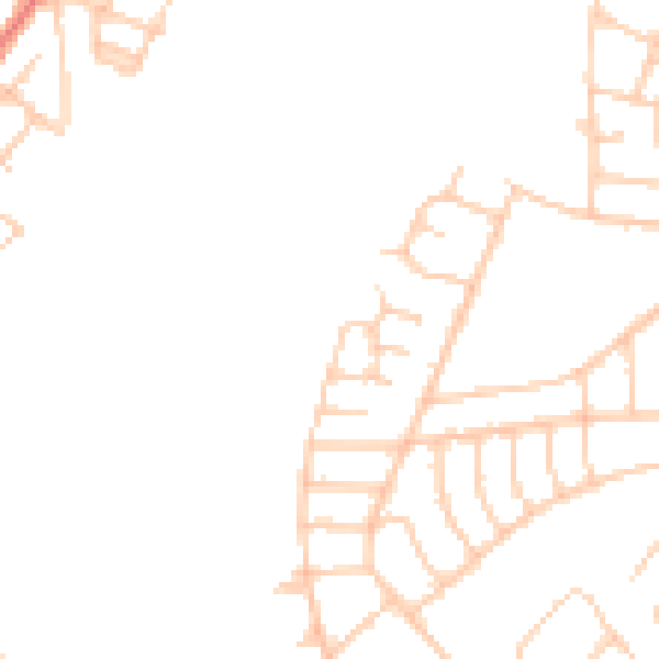 Daytime road noise heatmap for L21 9QE