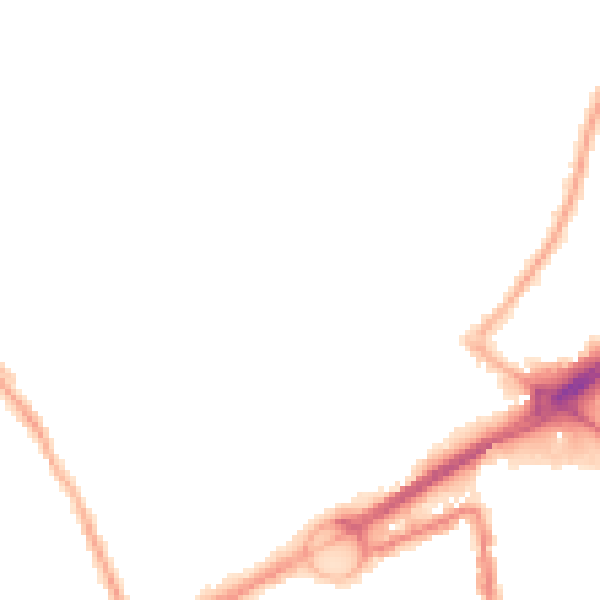 Night-time road noise heatmap for L21 9QQ