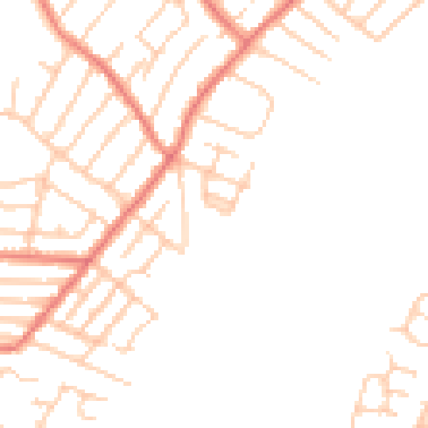 Daytime road noise heatmap for L23 0SF