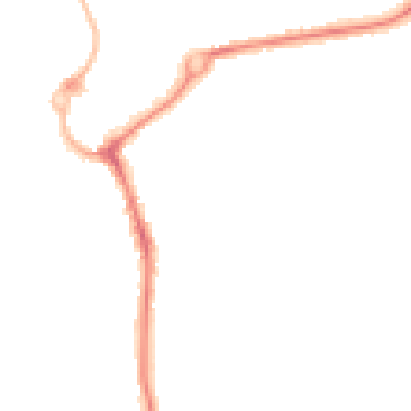 Night-time road noise heatmap for L23 0SY