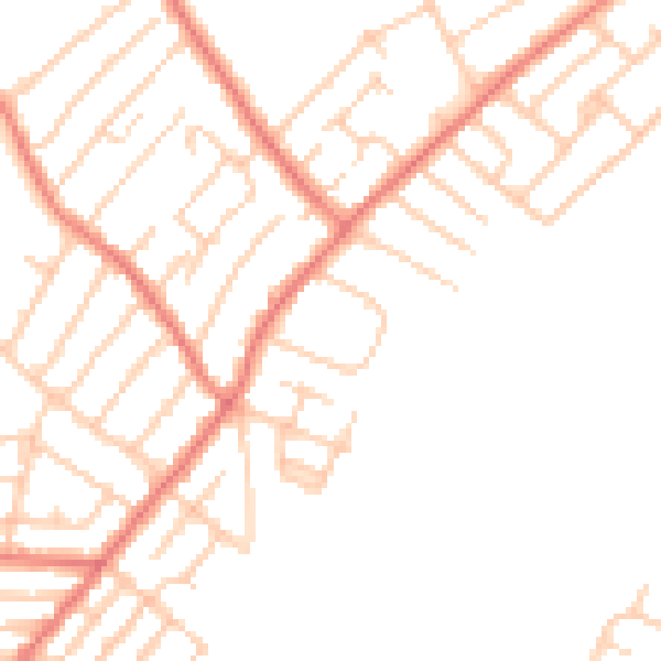 Daytime road noise heatmap for L23 0TL