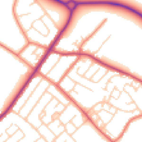 Daytime road noise heatmap for L23 1TB