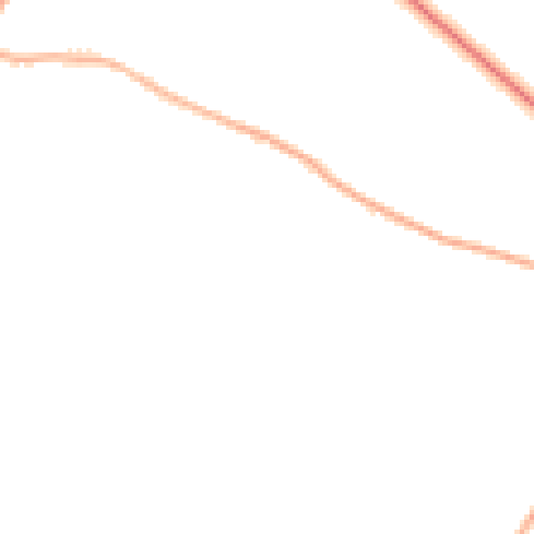 Night-time road noise heatmap for L23 1TZ