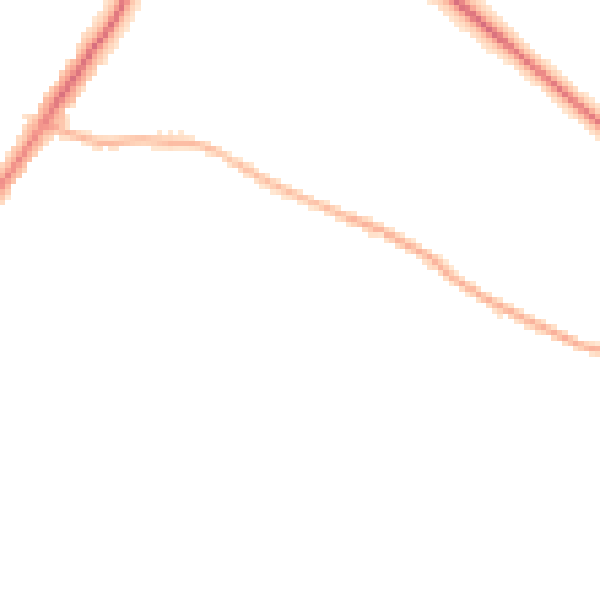 Night-time road noise heatmap for L23 1UW