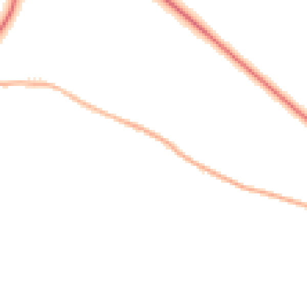 Night-time road noise heatmap for L23 1XD