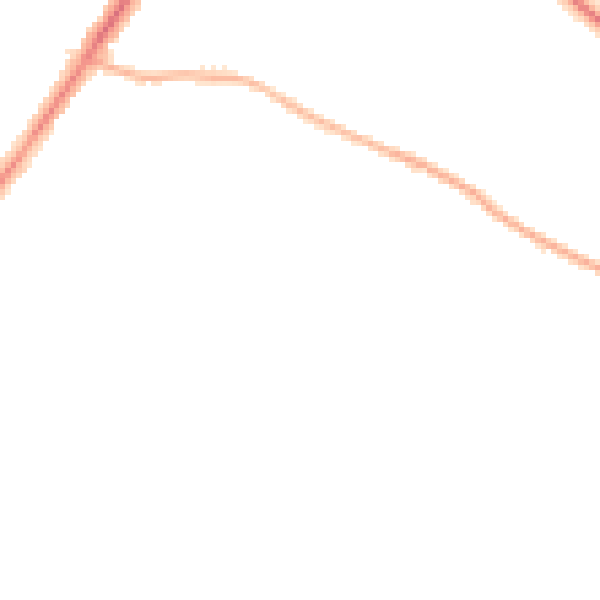Night-time road noise heatmap for L23 1XQ