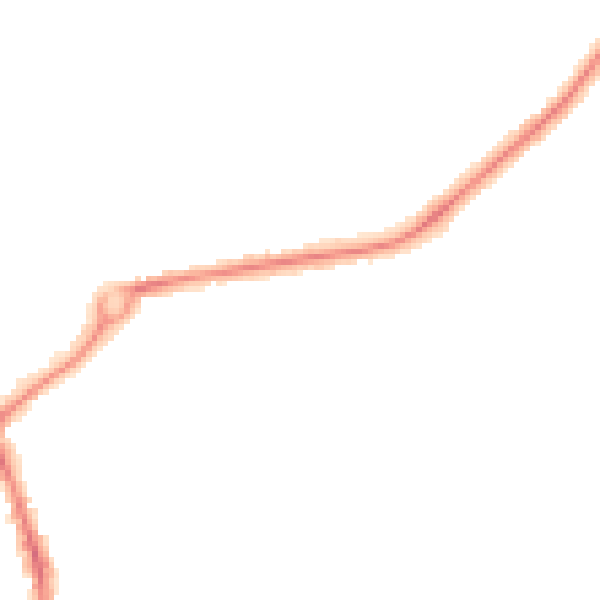 Night-time road noise heatmap for L23 2QY