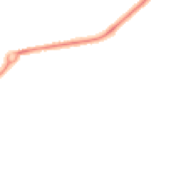 Night-time road noise heatmap for L23 2RU
