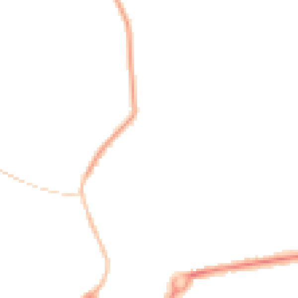 Night-time road noise heatmap for L23 2TU