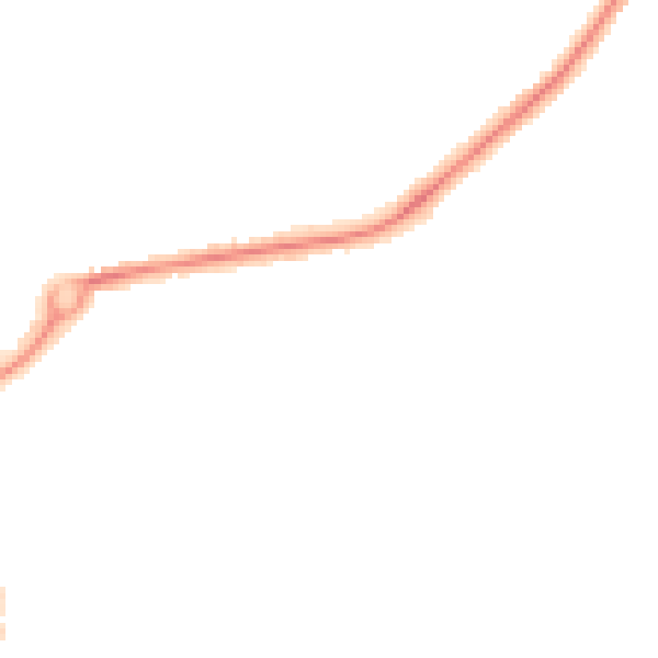 Night-time road noise heatmap for L23 2UU