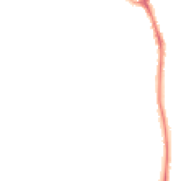 Night-time road noise heatmap for L23 3BU