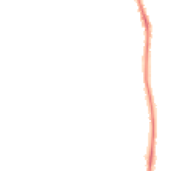 Night-time road noise heatmap for L23 3DN