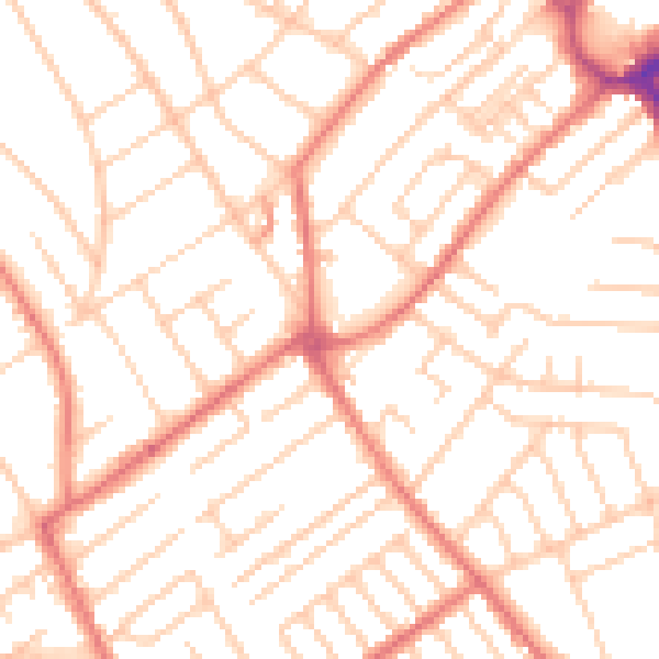 Daytime road noise heatmap for L23 3DS