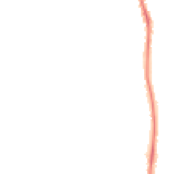Night-time road noise heatmap for L23 3DW