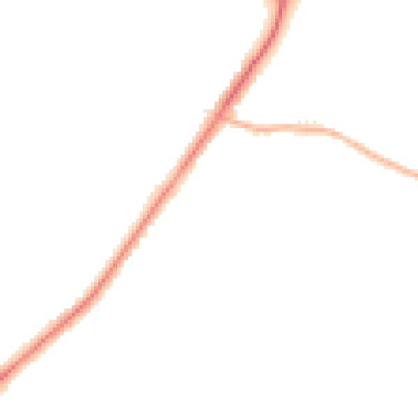 Night-time road noise heatmap for L23 4TQ