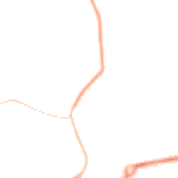 Night-time road noise heatmap for L23 4TR