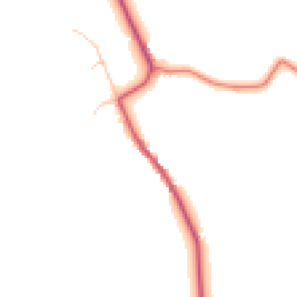Daytime road noise heatmap for L23 4TS