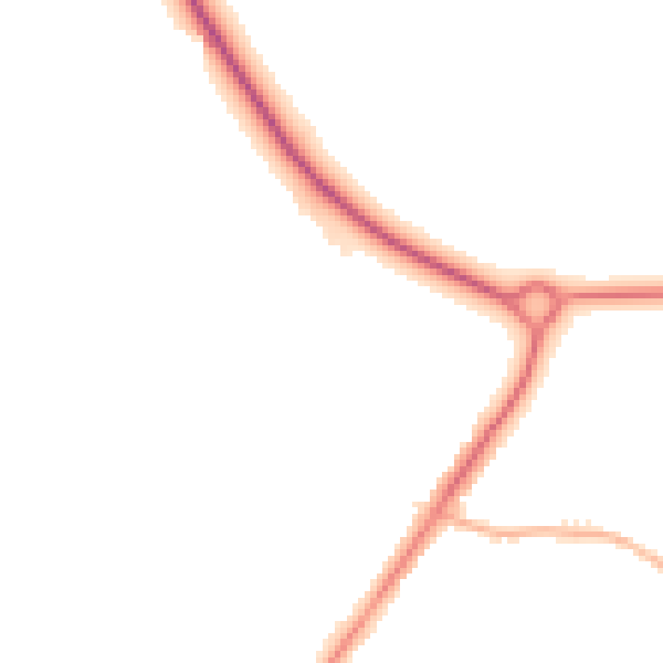 Night-time road noise heatmap for L23 4UH