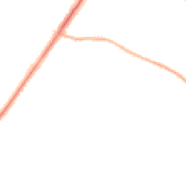 Night-time road noise heatmap for L23 4UN