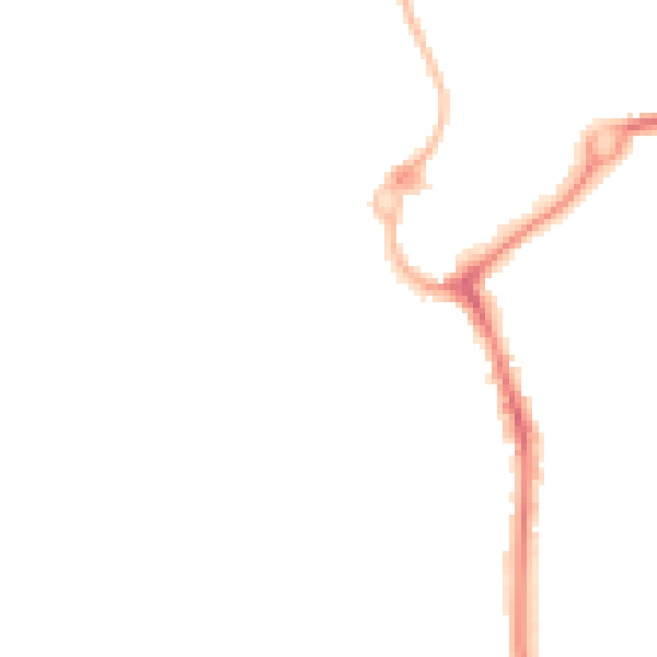 Night-time road noise heatmap for L23 5RS