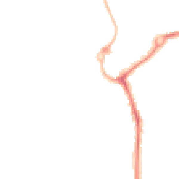 Night-time road noise heatmap for L23 5RX