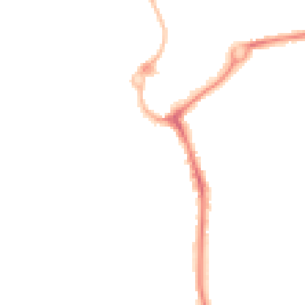 Night-time road noise heatmap for L23 5RY