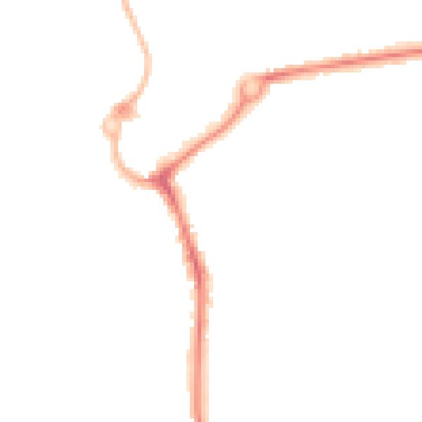 Night-time road noise heatmap for L23 5TS