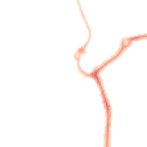 Night-time road noise heatmap for L23 5UE