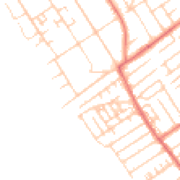 Daytime road noise heatmap for L23 6SX