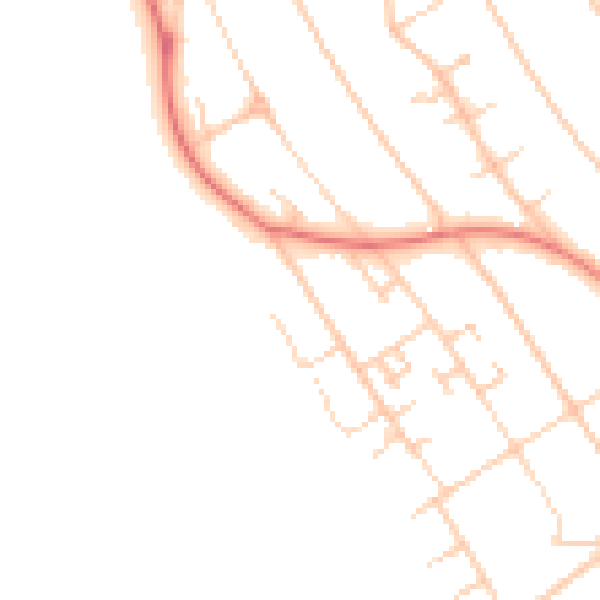 Daytime road noise heatmap for L23 6TQ