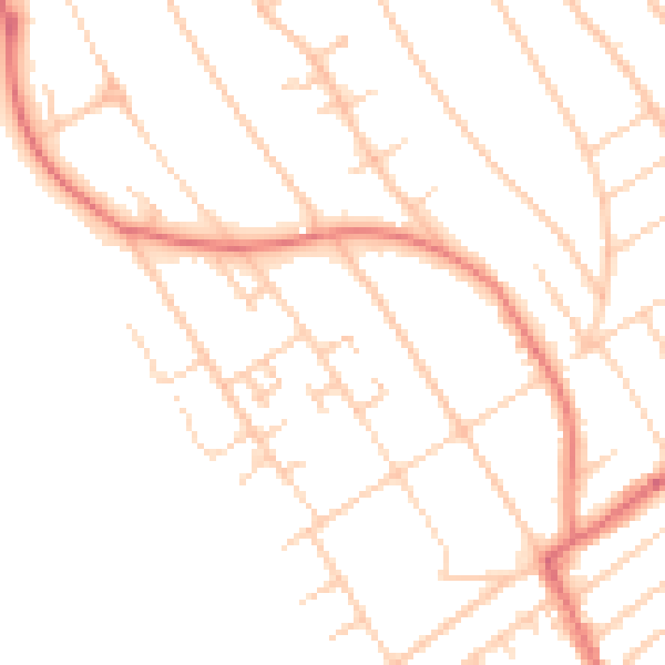 Daytime road noise heatmap for L23 6TU