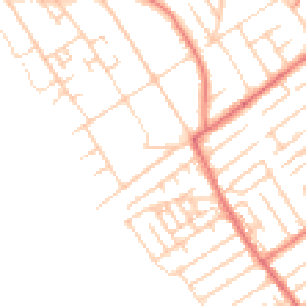 Daytime road noise heatmap for L23 6TX