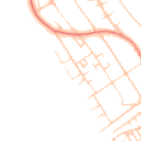 Daytime road noise heatmap for L23 6XW