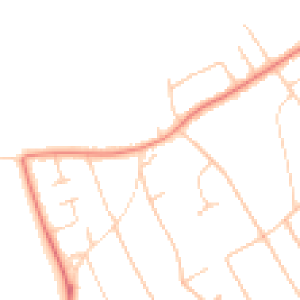 Daytime road noise heatmap for L23 6XX