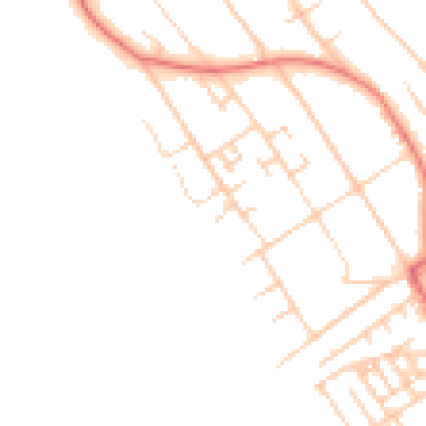 Daytime road noise heatmap for L23 6YD