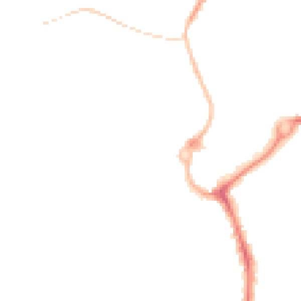 Night-time road noise heatmap for L23 7XX