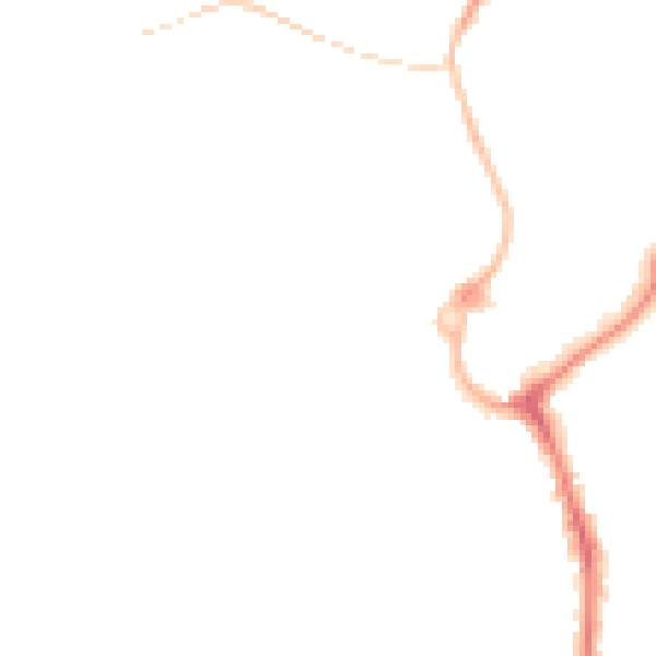 Night-time road noise heatmap for L23 7XY