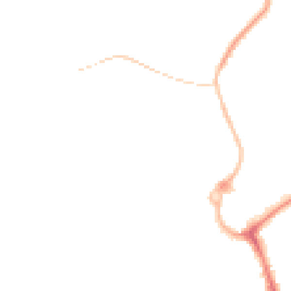 Night-time road noise heatmap for L23 7YD