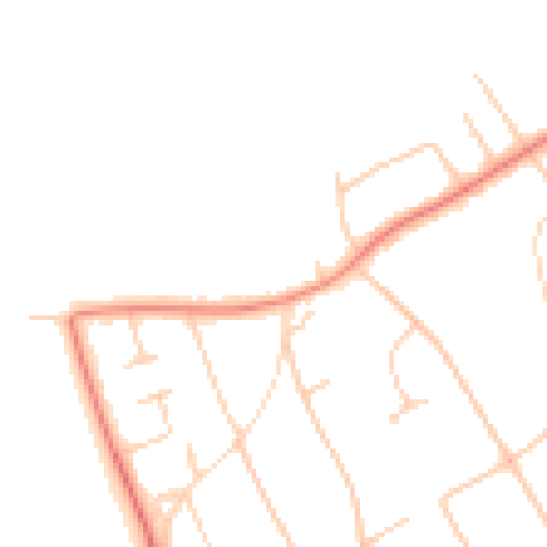 Daytime road noise heatmap for L23 8RA