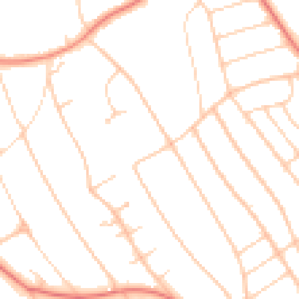 Daytime road noise heatmap for L23 8SB