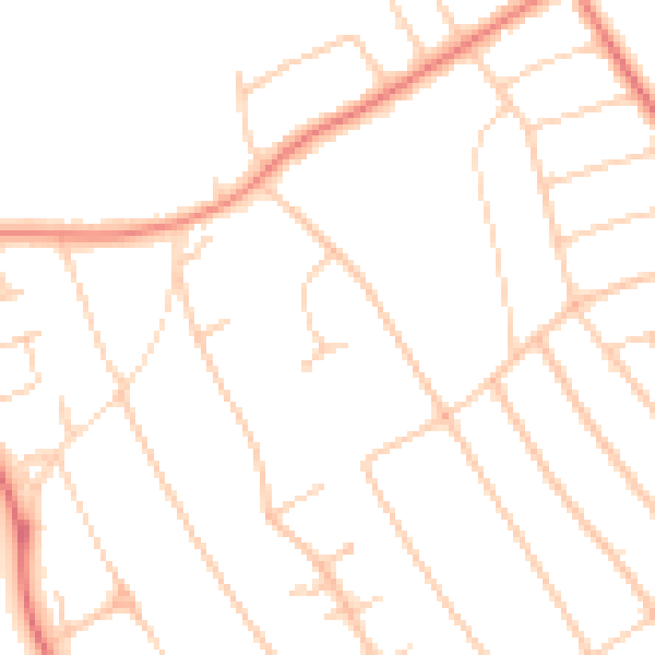 Daytime road noise heatmap for L23 8SU