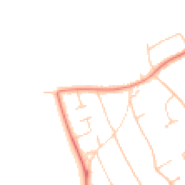 Daytime road noise heatmap for L23 8SX
