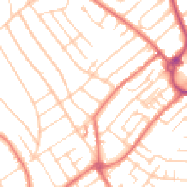 Daytime road noise heatmap for L23 8UH