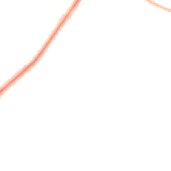 Night-time road noise heatmap for L23 9UP