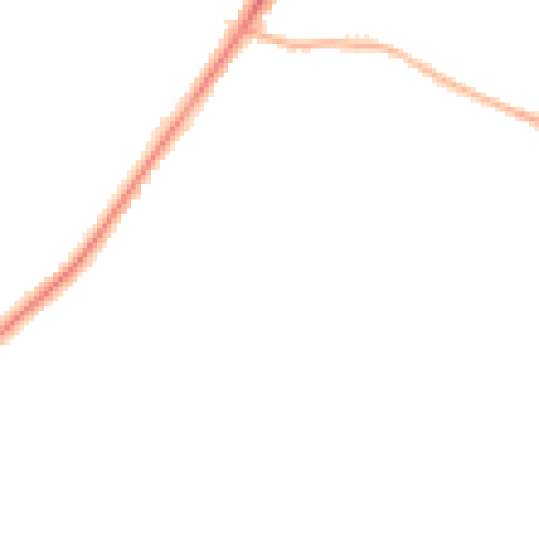 Night-time road noise heatmap for L23 9UX