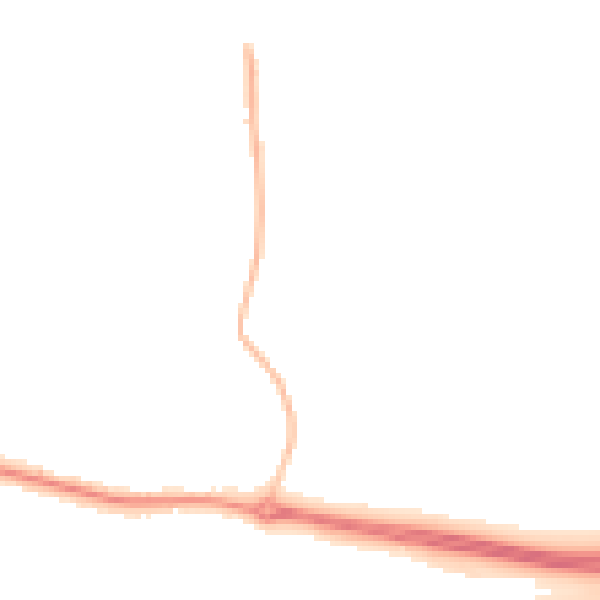 Night-time road noise heatmap for L26 0AA