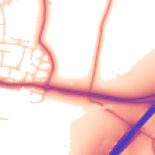 Daytime road noise heatmap for L26 0AL