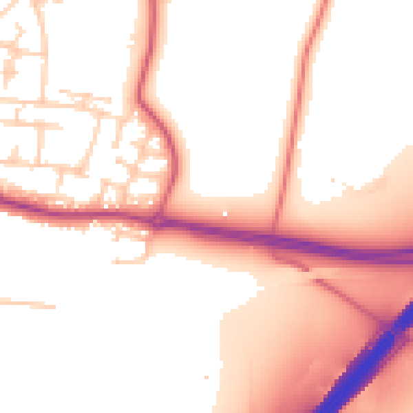 Daytime road noise heatmap for L26 0AP